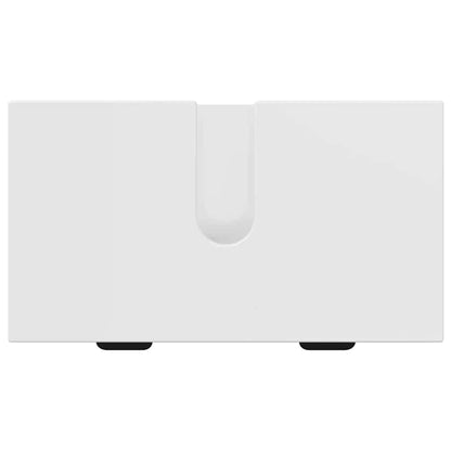 Badezimmermöbel Set 3 pcs Hochglanz-Weiß 39,5 x 36 x 88 cm