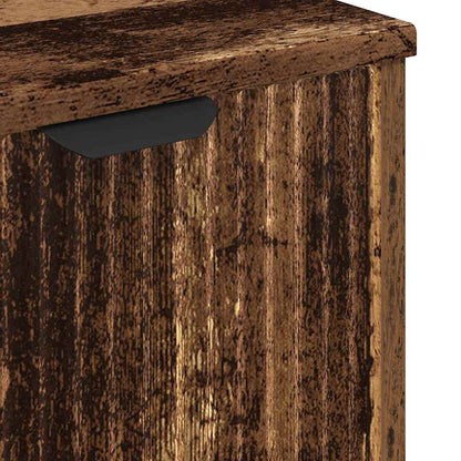 Badezimmermöbel Set mit Regal 3 pcs Altholz 39,5 x 36 x 88 cm