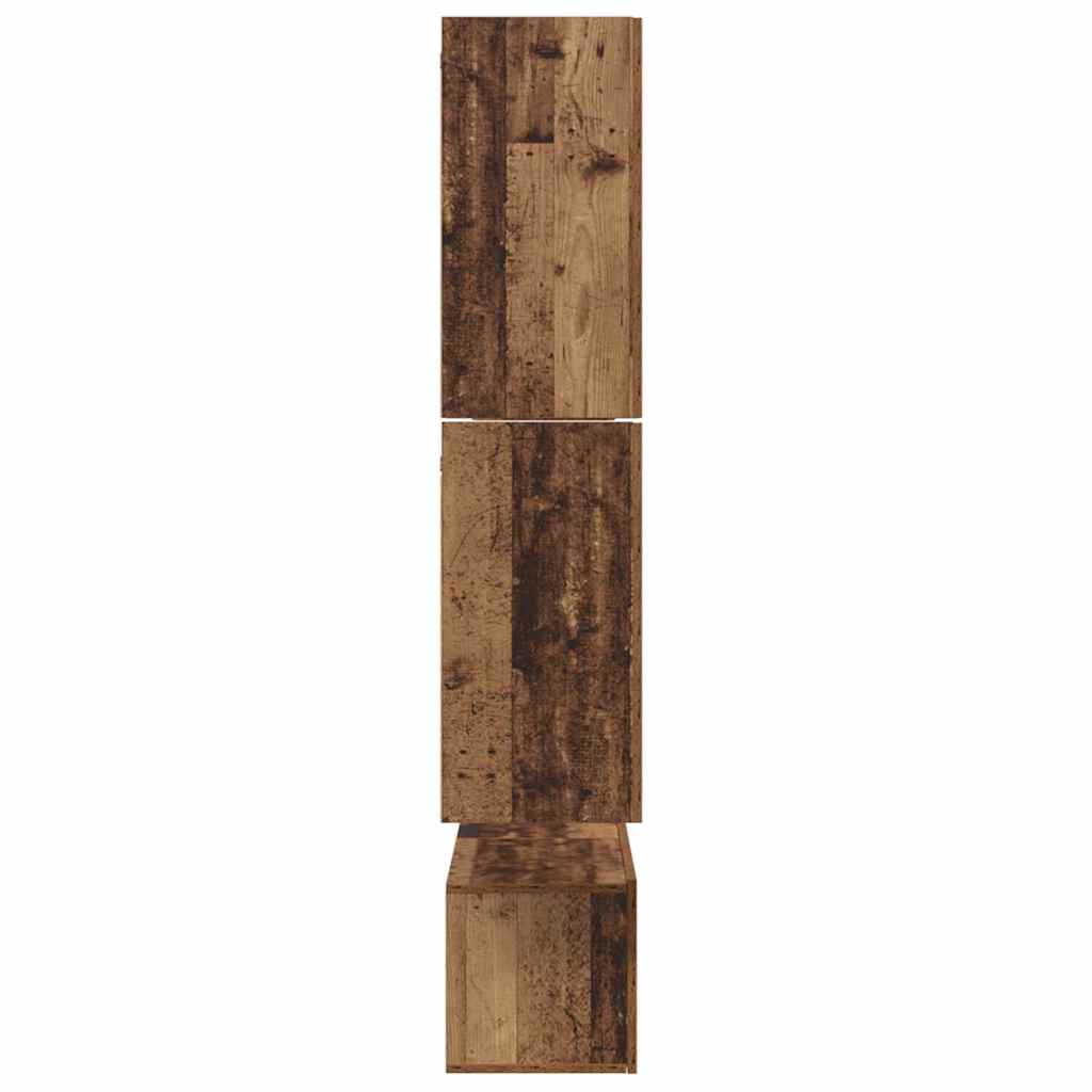TV-Möbel-Set 7 pcs Altholz 60 x 30 x 30 cm Holzwerkstoff
