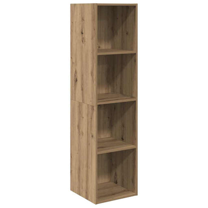 TV-Möbel-Set 4 pcs Eiche handwerklich 37 x 37 x 142,5 cm