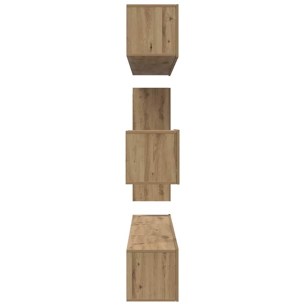 TV-Möbel-Set 8 pcs Eiche handwerklich 30,5 x 30 x 90 cm