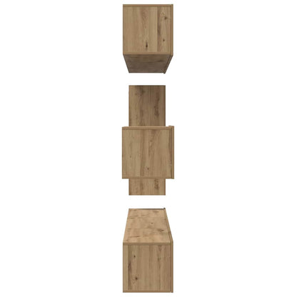 TV-Möbel-Set 8 pcs Eiche handwerklich 30,5 x 30 x 90 cm