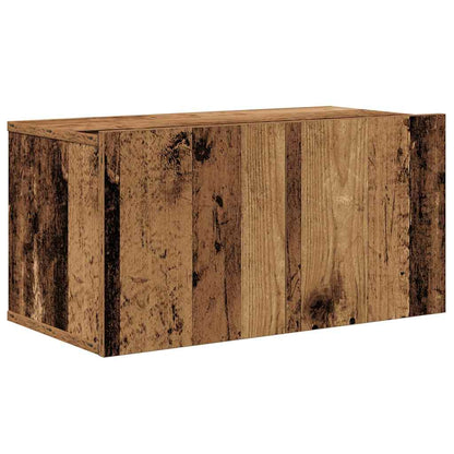 TV-Möbel-Set Wandmontiert 6 pcs Altholz Mittel 120 x 30 x 30 cm