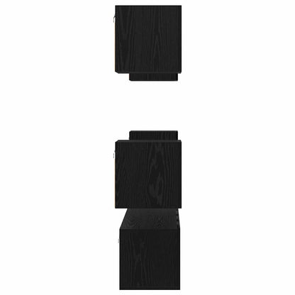 TV-Möbel-Set 6 pcs Schwarze Eiche Mittel 120 x 30 x 30 cm