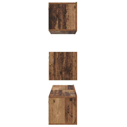 TV-Möbel-Set 4 pcs Altholz 60 x 30 x 30 cm Holzwerkstoff