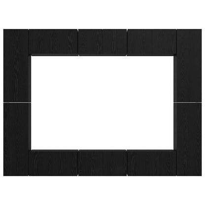 TV-Möbel-Set 10 pcs Schwarze Eiche Mittel 30,5 x 30 x 90 cm