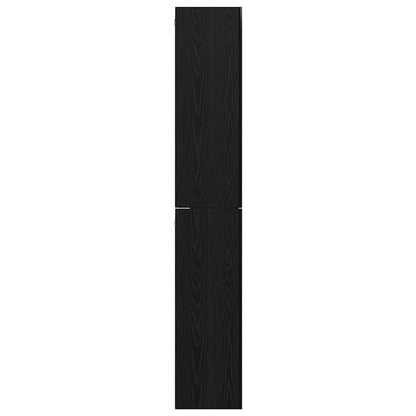 TV-Möbel-Set 10 pcs Schwarze Eiche Mittel 30,5 x 30 x 90 cm