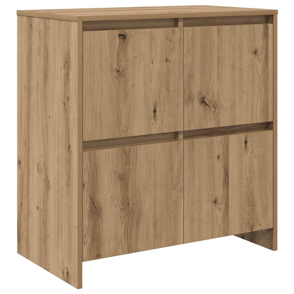 Sideboards 3 pcs Eiche handwerklich 70 x 41 x 75 cm