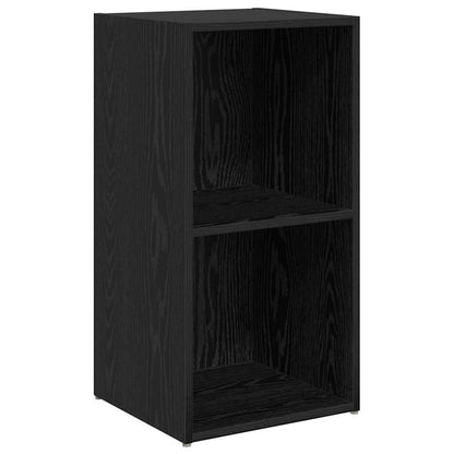 TV-Schrank Set 6 pcs Schwarz Eichen-Optik 37 x 35 x 72 cm