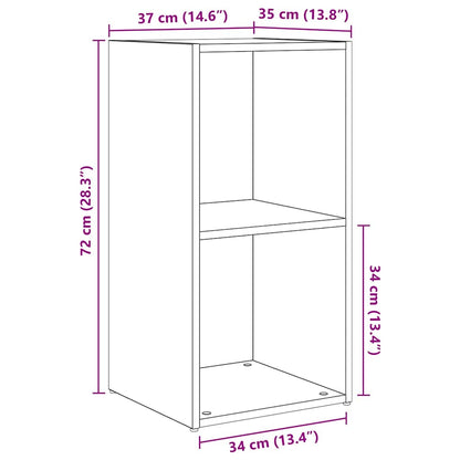 TV-Schrank Set 6 pcs Artisan Eiche 37 x 35 x 72 cm