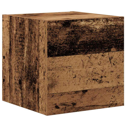 TV-Schrank Set Wandmontiert 8 pcs Altholz Holzwerkstoff