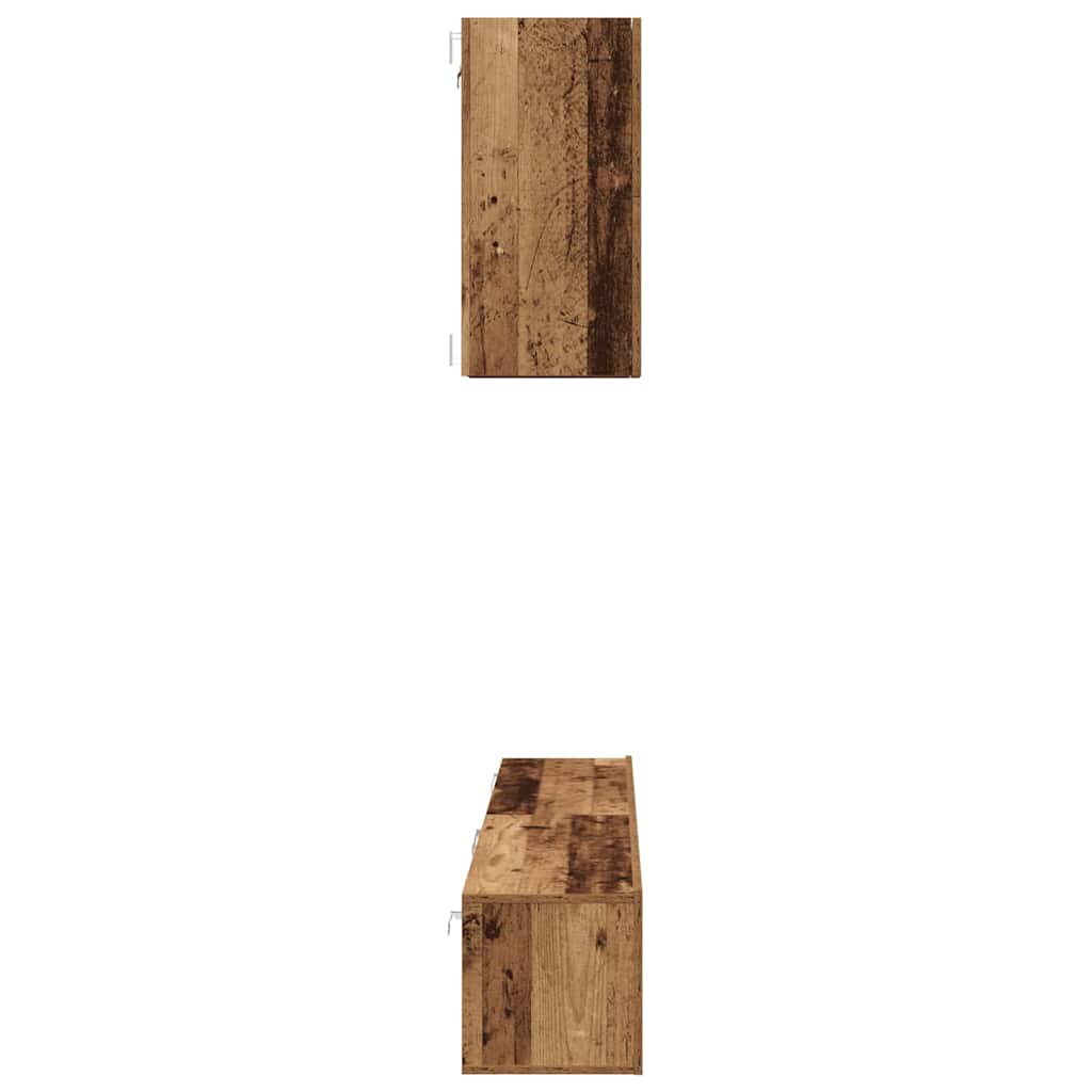 TV-Möbel-Set 5 pcs Altholz 100 x 30 x 30 cm Holzwerkstoff