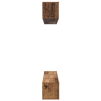 TV-Möbel-Set 5 pcs Altholz 100 x 30 x 30 cm Holzwerkstoff