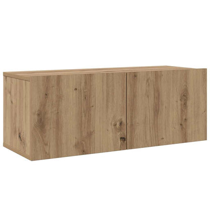TV-Möbel-Set 5 pcs Eiche handwerklich 100 x 30 x 30 cm