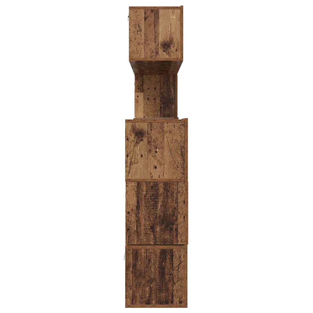 TV-Möbel-Set 8 pcs Altholz 80 x 30 x 30 cm Holzwerkstoff