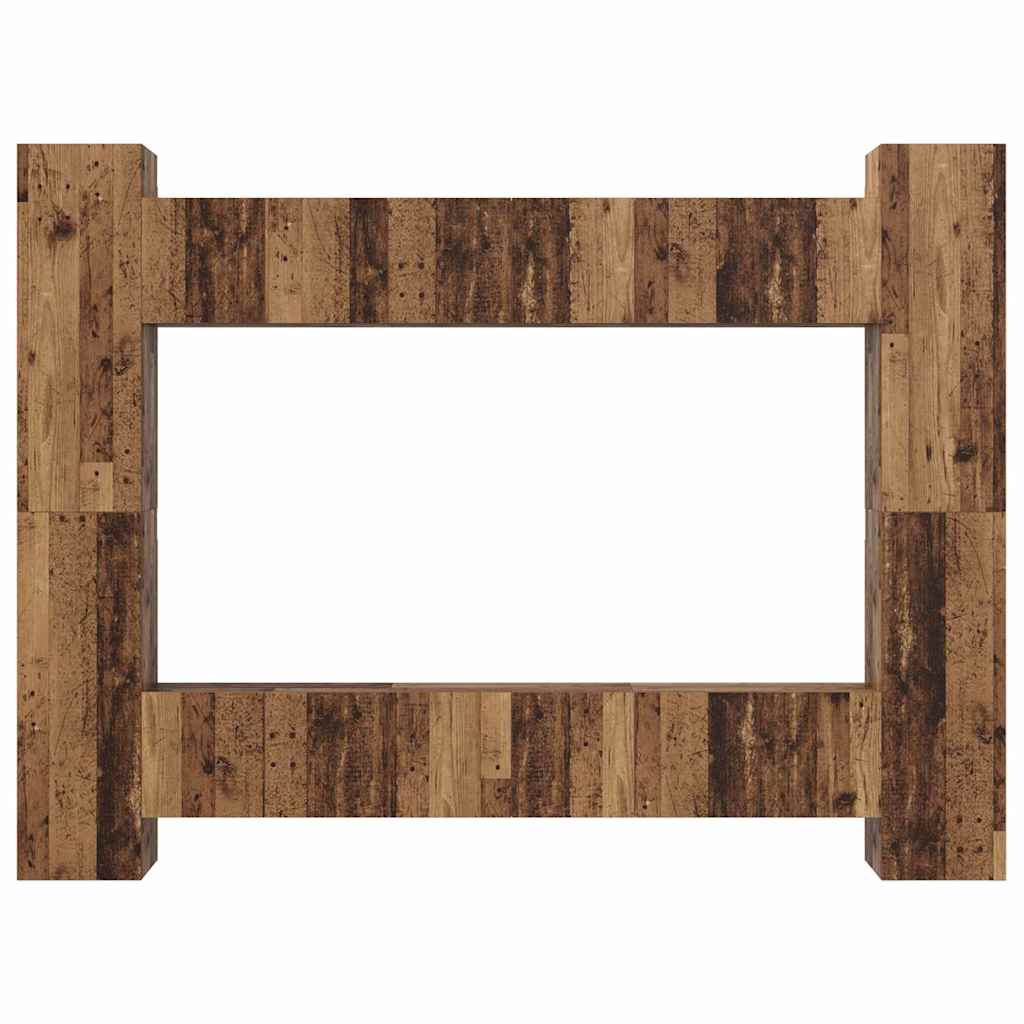 TV-Möbel-Set 10 pcs Altholz 30,5 x 30 x 90 cm Holzwerkstoff