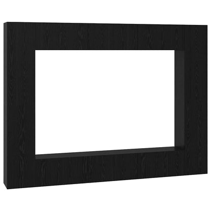 TV-Möbel-Set 10 pcs Schwarze Eiche Mittel 30,5 x 30 x 90 cm