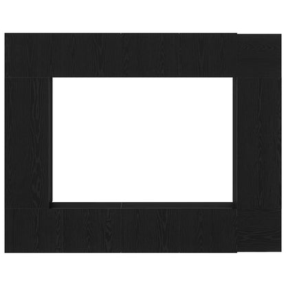 TV-Schranksystem Wandmontiert 8 pcs Schwarz Eichen-Optik