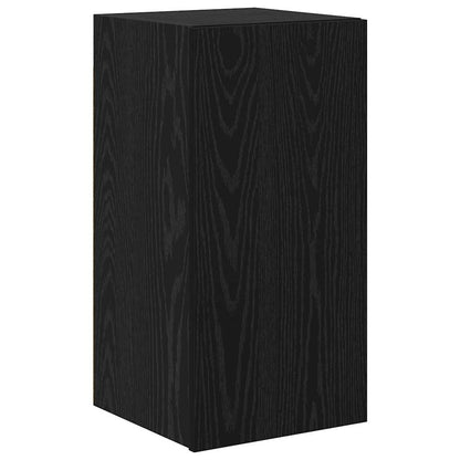 TV-Möbel-Set 4 pcs Schwarze Eiche 80 x 30 x 30 cm Holzwerkstoff