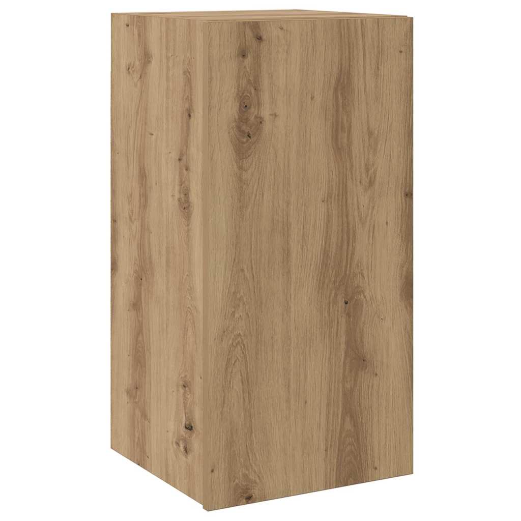 TV-Möbel-Set 10 pcs Eiche handwerklich 30,5 x 30 x 90 cm