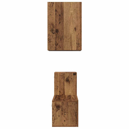 TV-Möbel-Set 4 pcs Altholz 60 x 30 x 30 cm Holzwerkstoff