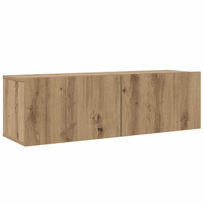 TV-Schrank Set 8 pcs Eiche handwerklich Holzwerkstoff