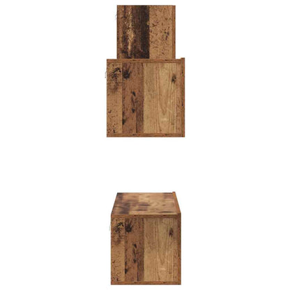 TV-Möbel-Set 4 pcs Altholz 30,5 x 30 x 60 cm Holzwerkstoff