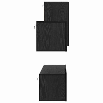 TV-Möbel-Set 4 pcs Schwarze Eiche 30,5 x 30 x 60 cm