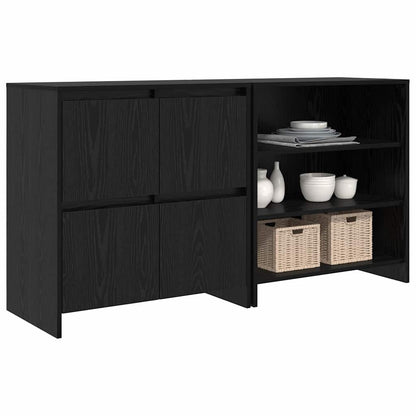 Sideboards 2 pcs Schwarze Eiche 70 x 41 x 75 cm Holzwerkstoff