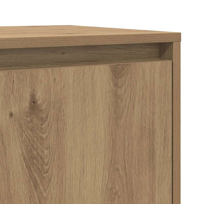 Sideboards 2 pcs Eiche handwerklich 70 x 41 x 75 cm