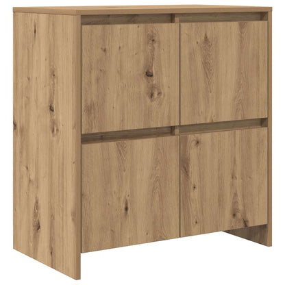 Sideboards 2 pcs Eiche handwerklich 70 x 41 x 75 cm