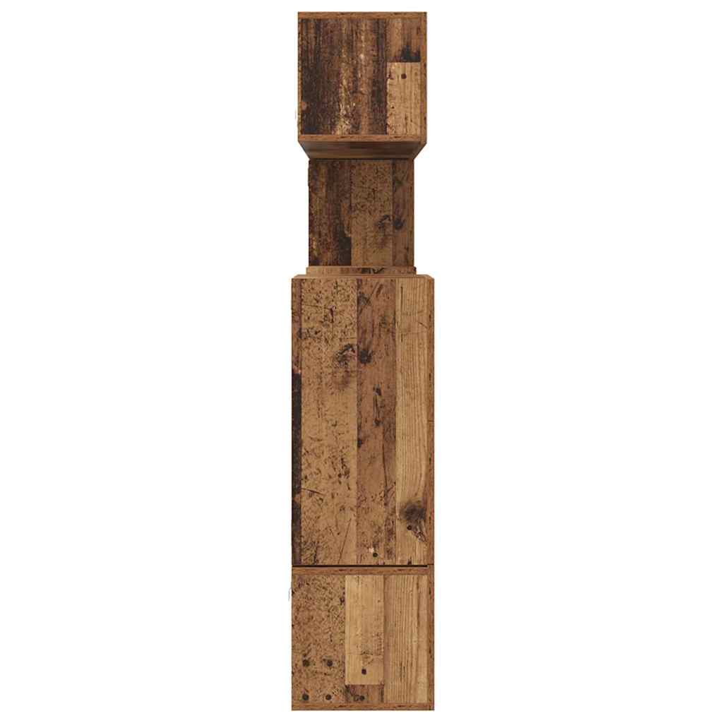 TV-Möbel-Set 10 pcs Altholz 180 x 30 x 90.5 cm Holzwerkstoff