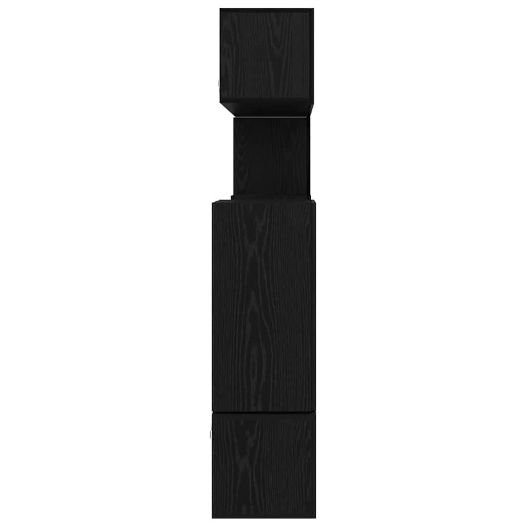 TV-Möbel-Set 10 pcs Schwarze Eiche 180 x 30 x 90.5 cm