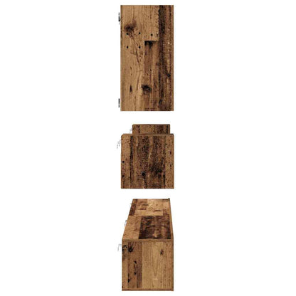 TV-Möbel-Set 8 pcs Altholz 100 x 30 x 30 cm Holzwerkstoff