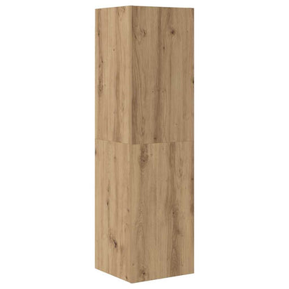TV-Möbel-Set 4 pcs Eiche handwerklich 30,5 x 30 x 110 cm
