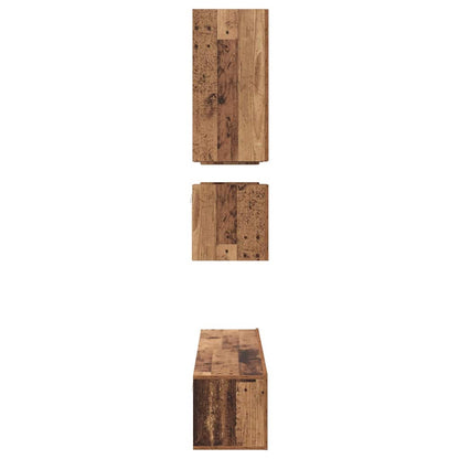TV-Möbel-Set 8 pcs Altholz 80 x 30 x 30 cm Holzwerkstoff
