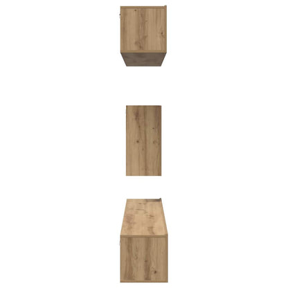 TV-Möbel-Set 6 pcs Eiche handwerklich Mittel Holzwerkstoff