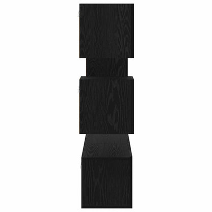TV-Möbel-Set Wandmontiert 5 pcs Schwarze Eiche Holzwerkstoff