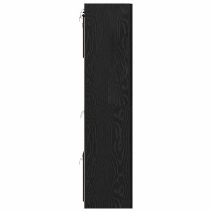 TV-Möbel-Set 8 pcs Schwarze Eiche 60 x 30 x 30 cm Holzwerkstoff