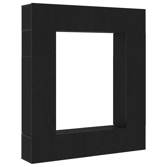 TV-Schränk 8 pcs Schwarz 80 x 30 x 30 cm Holzwerkstoff
