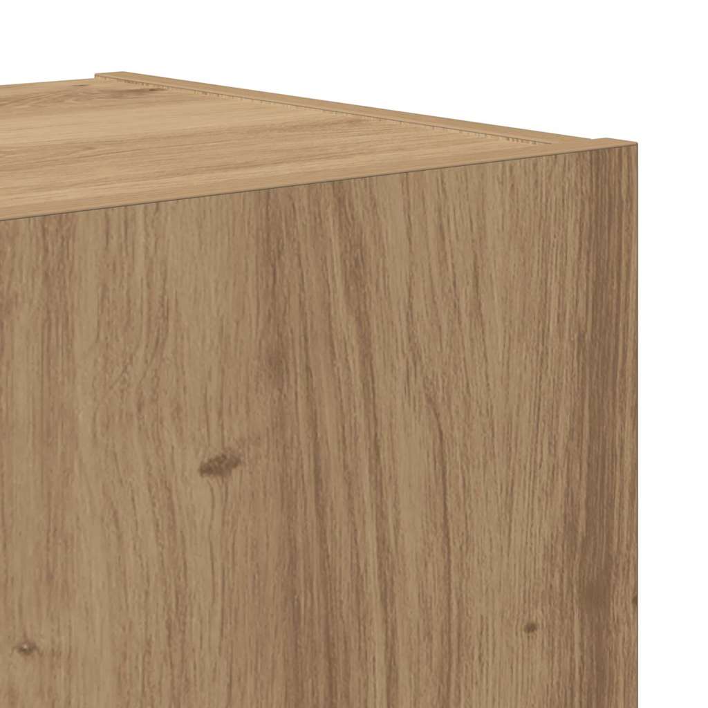 TV-Möbel-Set 8 pcs Eiche handwerklich Mittel Holzwerkstoff