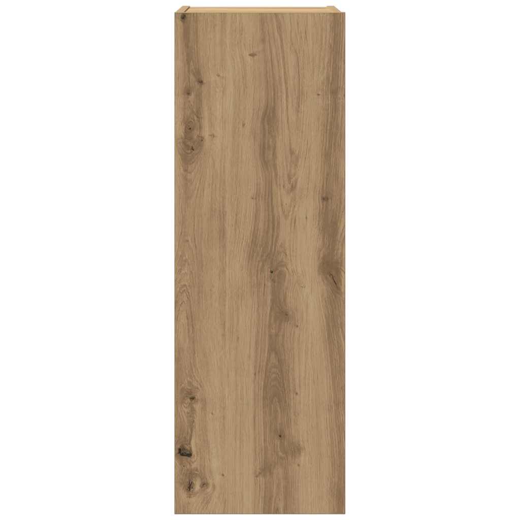 TV-Möbel-Set 8 pcs Eiche handwerklich Mittel Holzwerkstoff