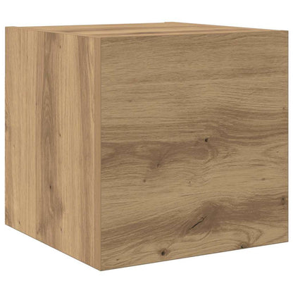 TV-Möbel-Set 8 pcs Eiche handwerklich Mittel Holzwerkstoff