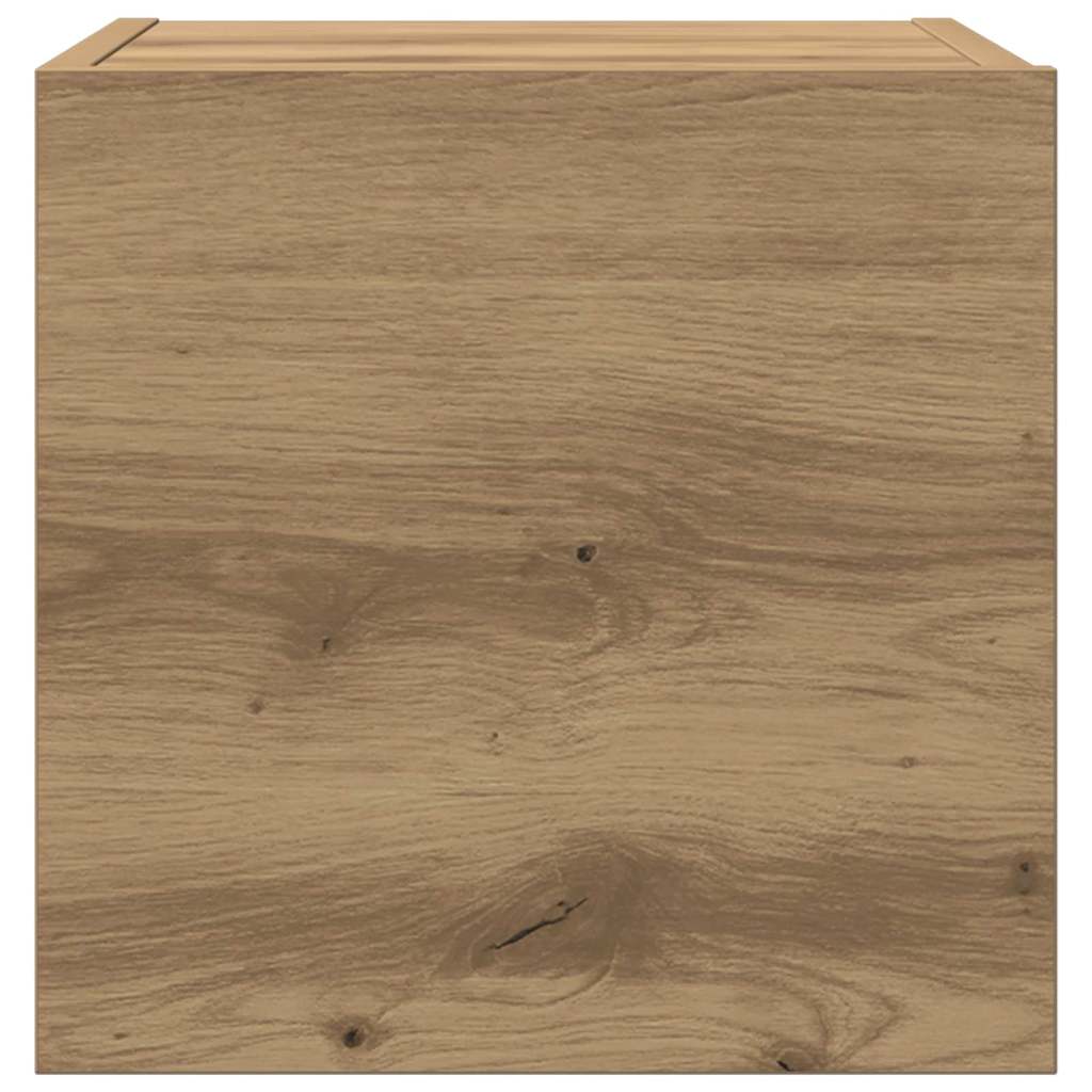 TV-Möbel-Set 8 pcs Eiche handwerklich Mittel Holzwerkstoff