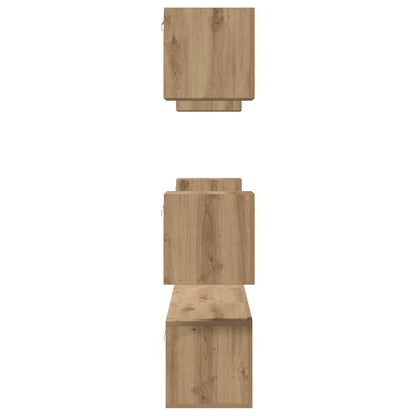 TV-Möbel-Set 7 pcs Eiche handwerklich 60 x 30 x 30 cm