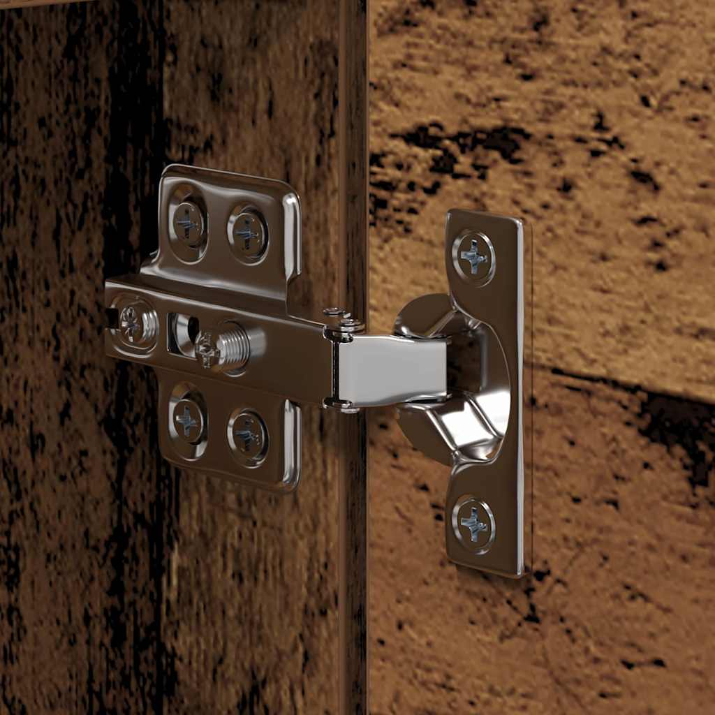 TV-Möbel-Set Wandmontiert 6 pcs Altholz Holzwerkstoff