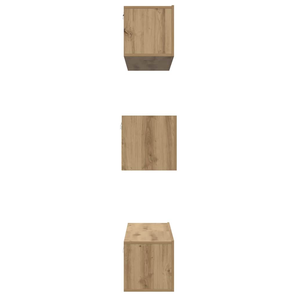 TV-Möbel-Set 6 pcs Eiche handwerklich Holzwerkstoff