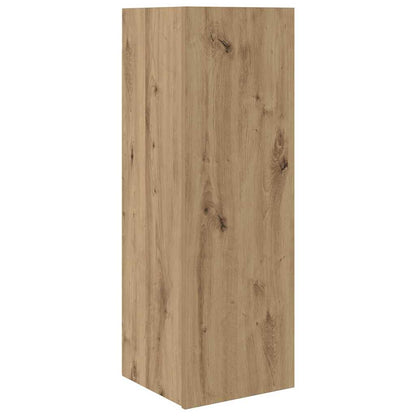 TV-Möbel-Set 3 pcs Eiche handwerklich 60 x 30 x 30 cm