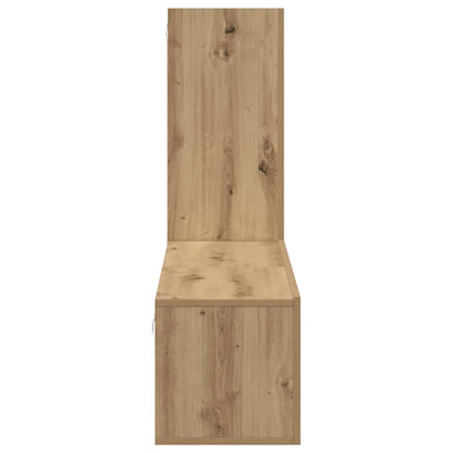 TV-Möbel-Set 3 pcs Eiche handwerklich 60 x 30 x 30 cm