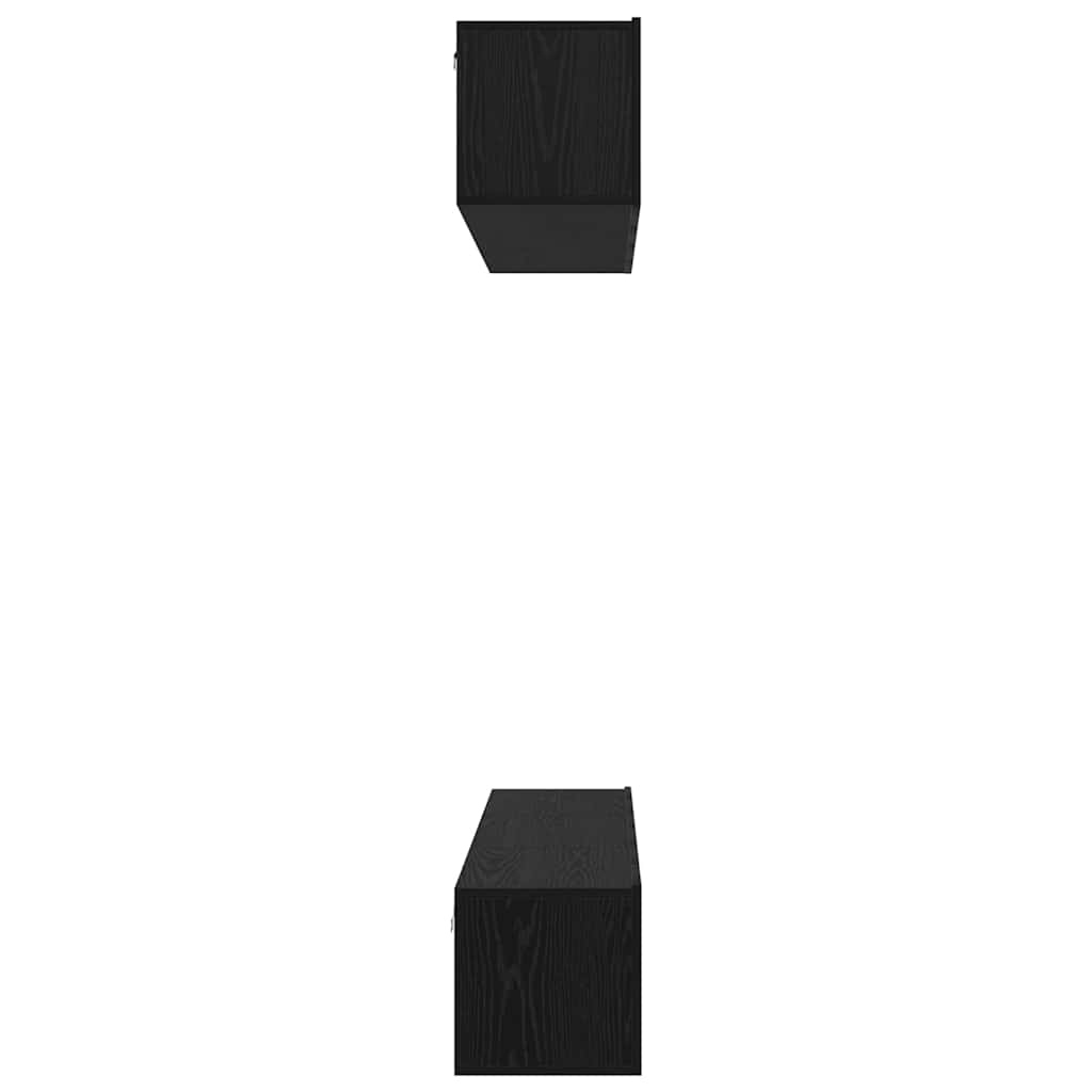 TV-Möbel-Set 5 pcs Schwarze Eiche Mittel 80 x 30 x 30,5 cm